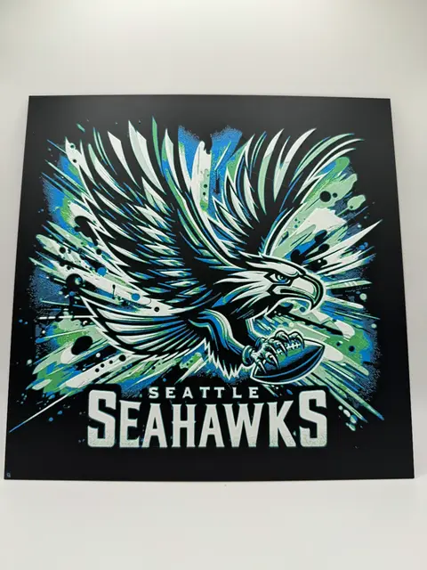 HueForge model: Seattle Seahawks - NFL Hueforge by Canadian Gamer