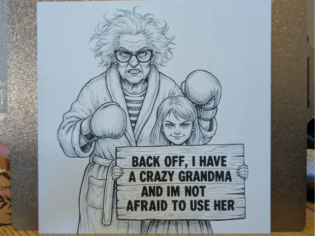 HueForge model: Crazy grandma - hueforge by 3dGlow