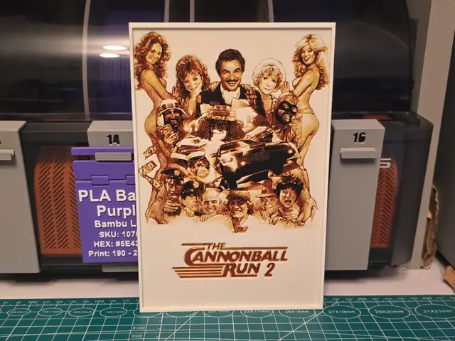 Cannonball Run II Movie Poster - Hueforge Art