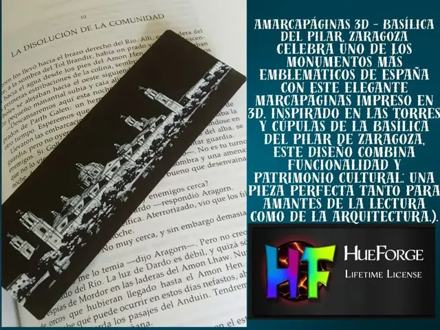 HueForge model: 3D Bookmark – Basilica del Pilar, Zaragoza by FYTY112