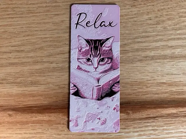 HueForge model: Cozy Cat Hueforge Bookmark by NiiON