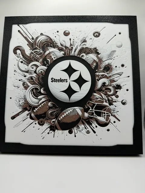 HueForge model: Pittsburgh Steelers - NFL Hueforge by Canadian Gamer