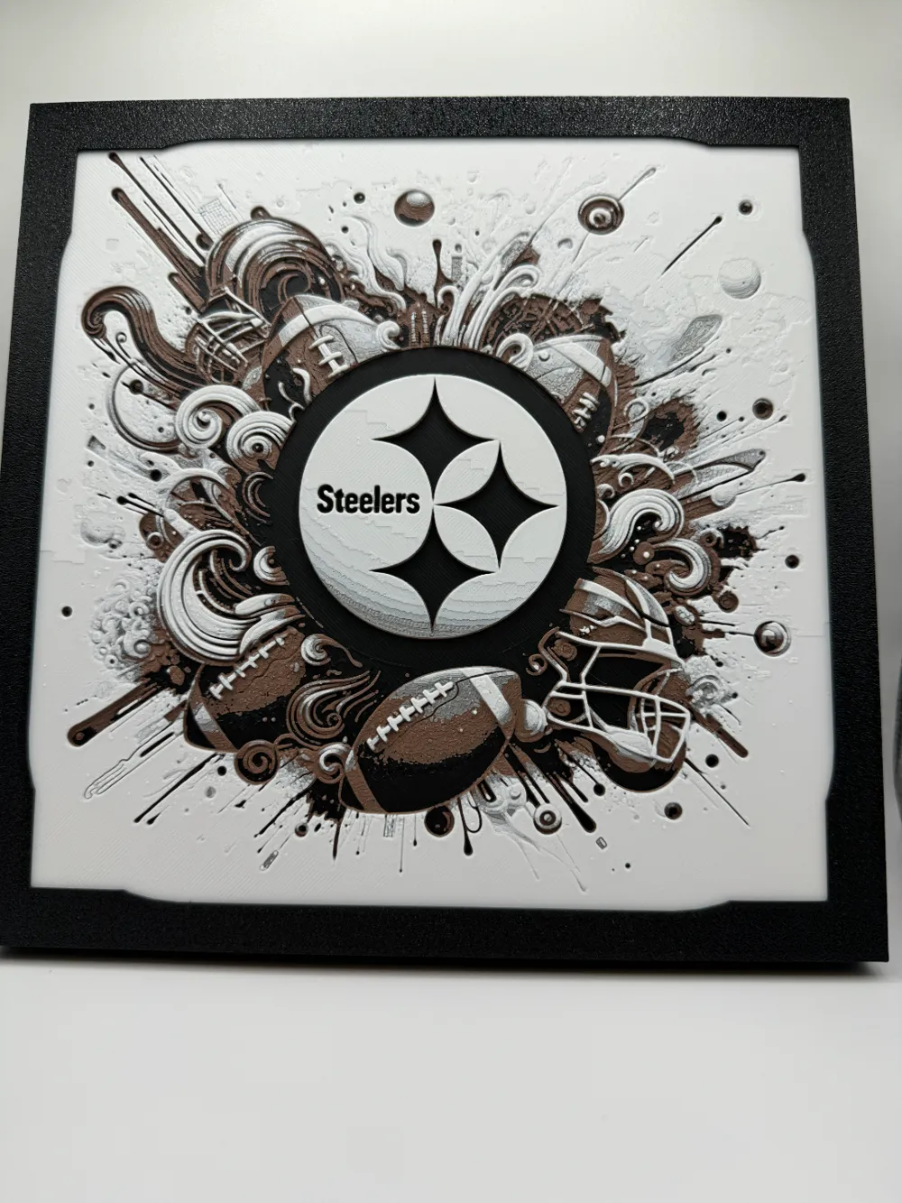 Pittsburgh Steelers - NFL Hueforge by Canadian Gamer HueForge model: Pittsburgh Steelers - NFL Hueforge by Canadian Gamer