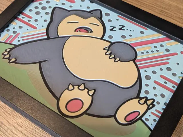 HueForge model: Snorlax Hueforge 7x5 by Nextopia