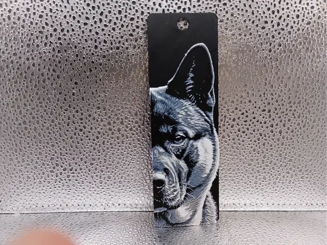 HueForge model: Akita Bookmark – Hueforge by Borishotch Industries