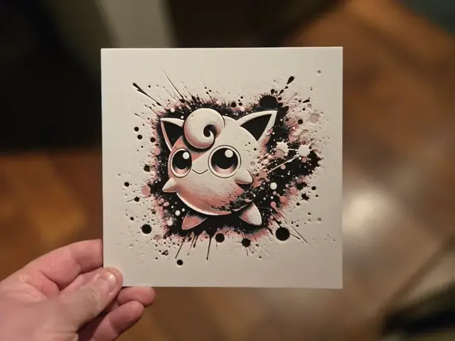 HueForge model: Graffiti Jigglypuff Hueforge by 3Ree Printing