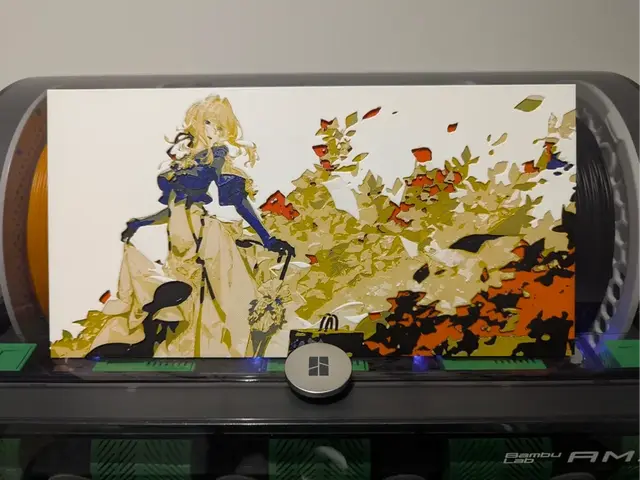 HueForge model: Violet Evergarden Hueforge by Razel