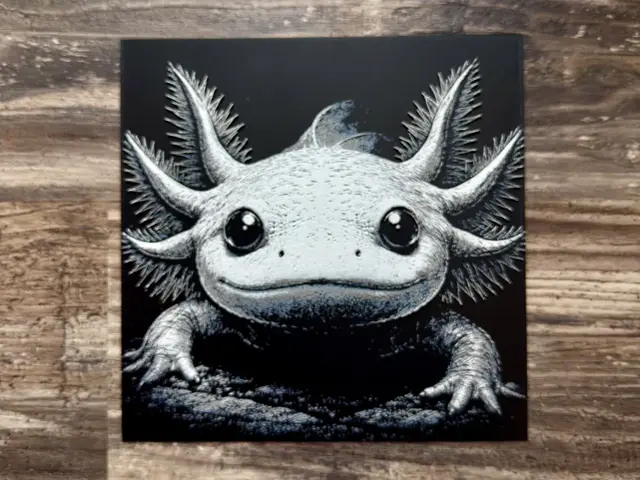 HueForge model: Axolotl Wildlife Series by novy