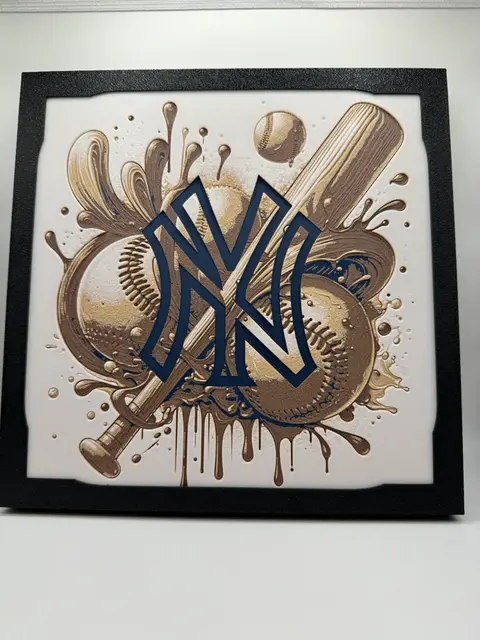 HueForge model: New York Yankees - MLB Hueforge by Canadian Gamer