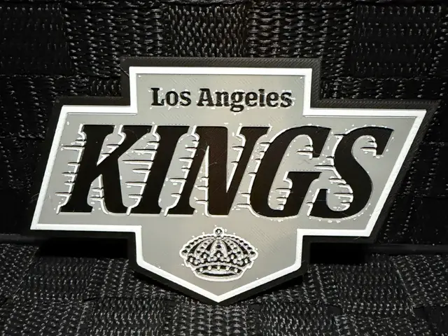 HueForge model: Los Angeles Kings Logo - Hueforge by JoDau