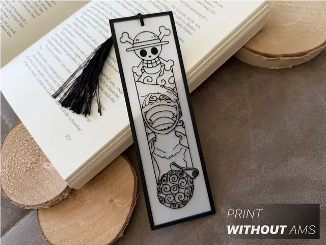 HueForge model: Pirate of the Morning Wind - Bookmark by Loupes