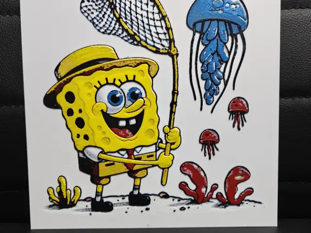 HueForge model: Spongebob by TheHueforgeLady