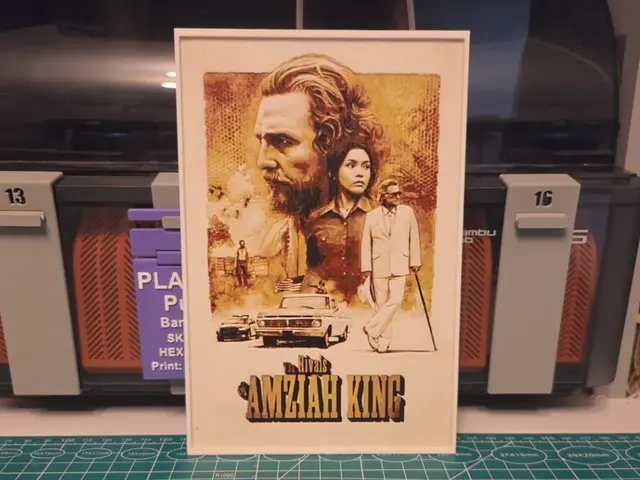 HueForge model: The Rivals of Amziah King Movie Poster - Hueforge by Lumpy3D