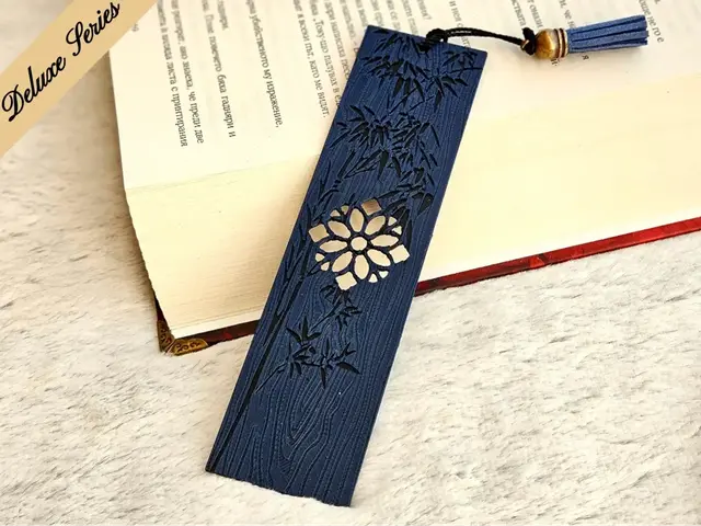 HueForge model: Bamboo - Deluxe Wooden Series Bookmarks by C3D