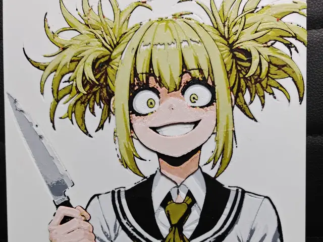 HueForge model: Himiko Toga by TheHueforgeLady