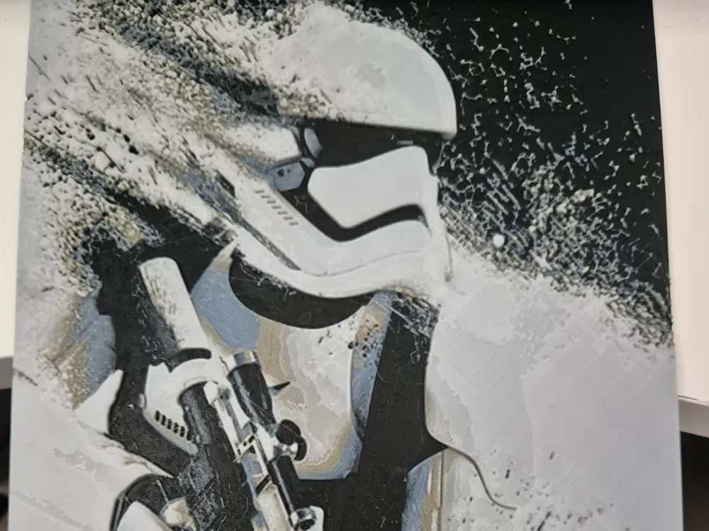 Star Wars Wall Art - Stormtrooper by FiremanprintsIRL (BR3Design) HueForge model: Star Wars Wall Art - Stormtrooper by FiremanprintsIRL (BR3Design)