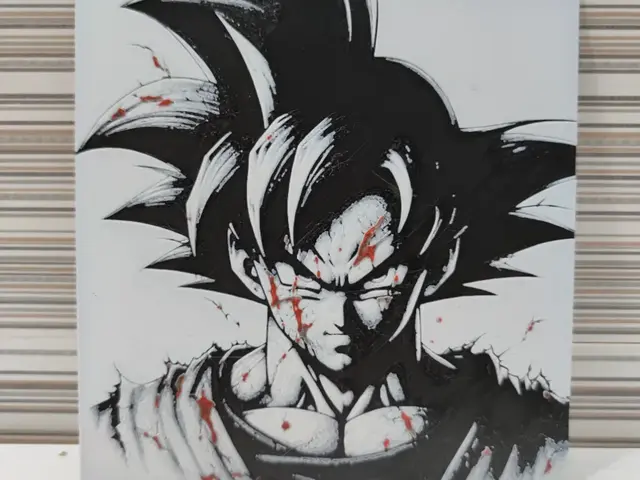 HueForge model: Hueforge Goku (Dragon Ball) by Litolunar