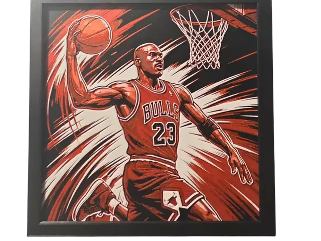 HueForge model: Michael Jordan Hueforge 200x200 by Side Quest Hues
