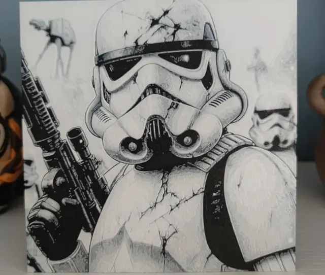 HueForge model: StormTrooper Star Wars - HueForge 150x150 by Litolunar
