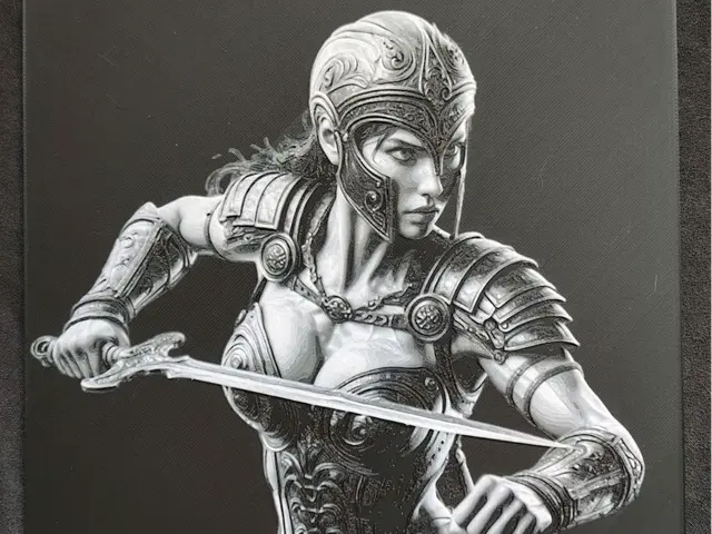 HueForge model: Warrioress II. HueForge by fD.667