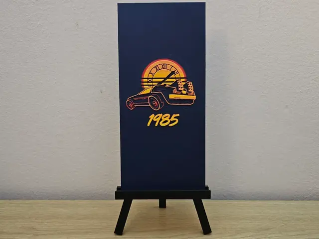 Back To The Future DeLorean DMC-12 Hueforge