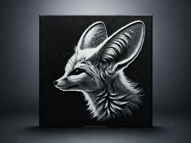 HueForge model: Fennec Fox by Aleksandr