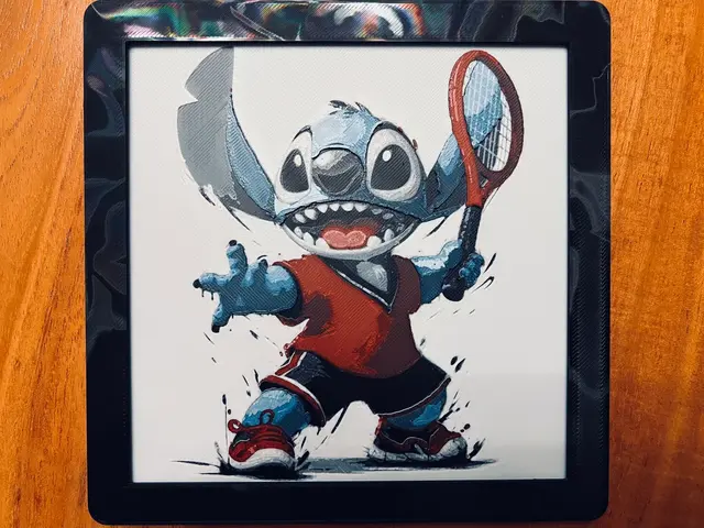 Stitch Playing Tennis