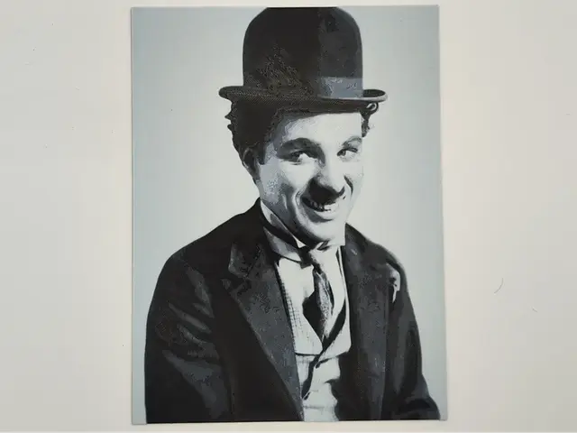 HueForge model: Charlie Chaplin Smiling - hueforge by Altf4-Formation