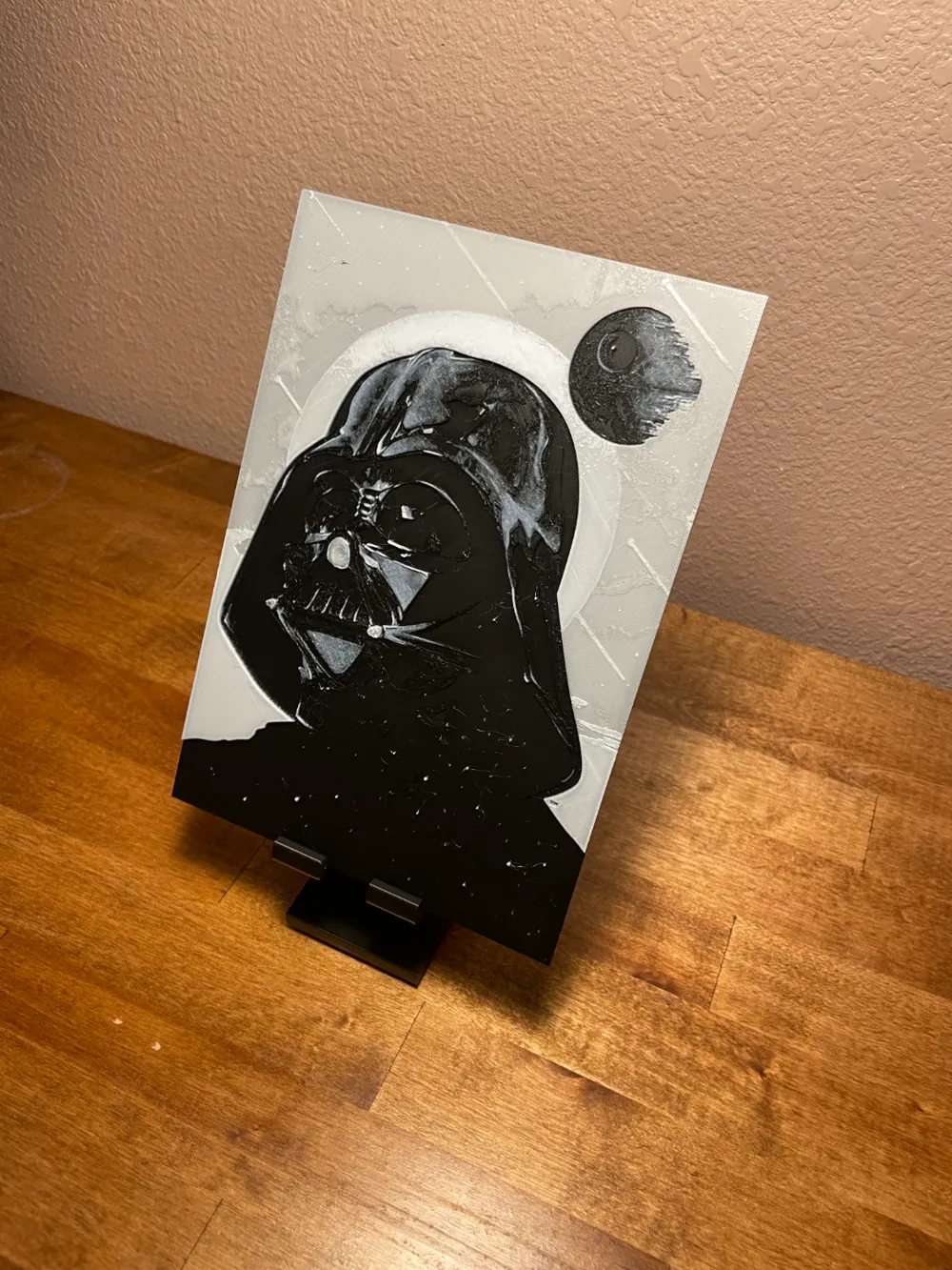 Hueforge - Star Wars - Darth Vader Looking Out by Cloudy Nostalgia HueForge model: Hueforge - Star Wars - Darth Vader Looking Out by Cloudy Nostalgia