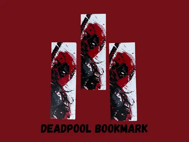 HueForge model: Deadpool Bookmark by Canadian Gamer