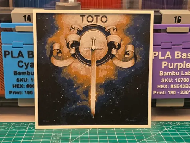 HueForge model: Toto "Toto" Album - Hueforge Art by Lumpy3D