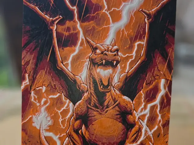 HueForge model: Storm Surge Charizard by Booster's Errant Venture