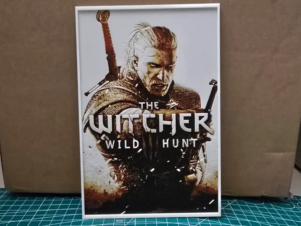 The Witcher 3 Poster - Hueforge Art by Lumpy3D HueForge model: The Witcher 3 Poster - Hueforge Art by Lumpy3D