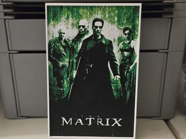 HueForge model: The Matrix Movie Poster - Hueforge Art by Lumpy3D