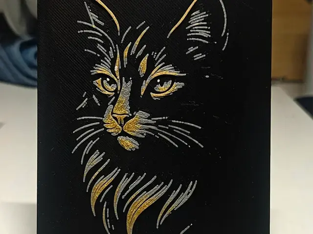 HueForge model: Main Coon Sketch by Mano's 3d_Art