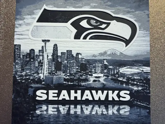 HueForge model: Seattle Seahawks Skyline Hueforge NFL by Reeftank&more