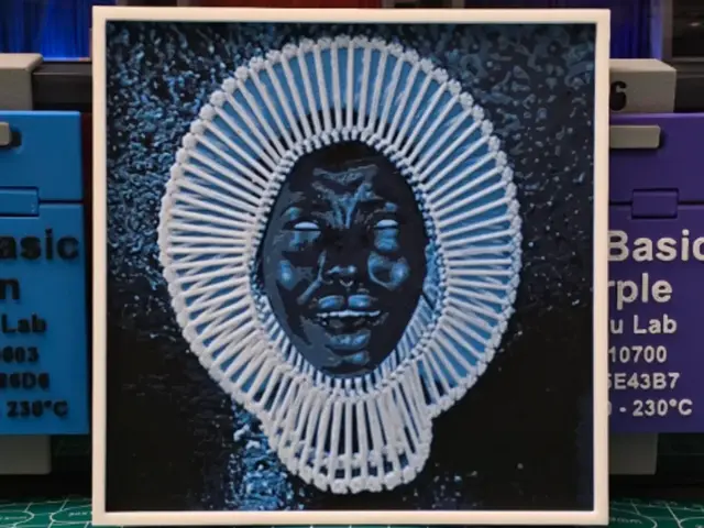 HueForge model: Childish Gambino "Awaken, My Love!" Album Art by Lumpy3D