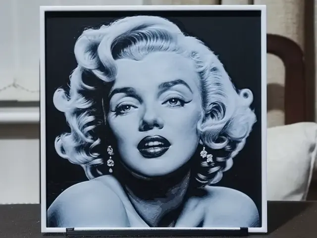 HueForge model: Marilyn Monroe (1) - HueForge 2 Color by BoDad