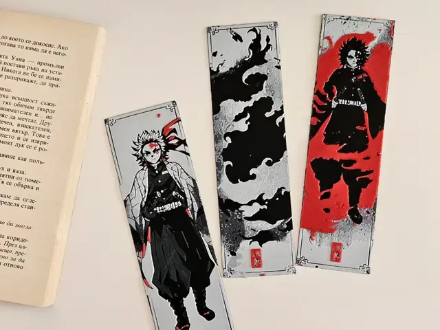 HueForge model: Demon Slayer - Bookmarks Set by C3D