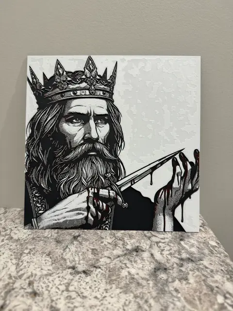 HueForge model: Macbeth - Shakespeare Hueforge by Canadian Gamer