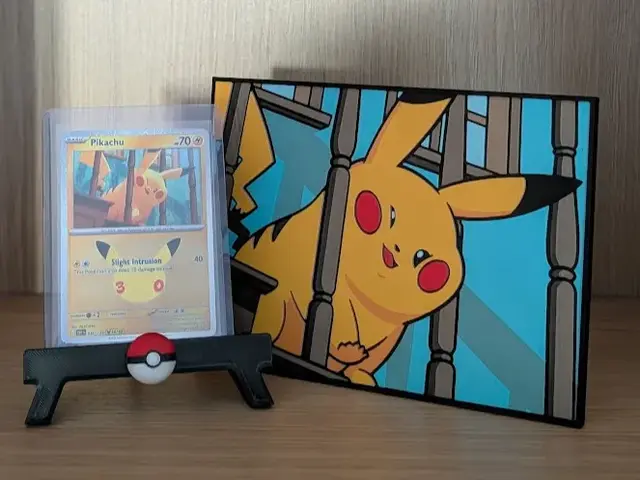 Pikachu's Banister Hueforge & Frame