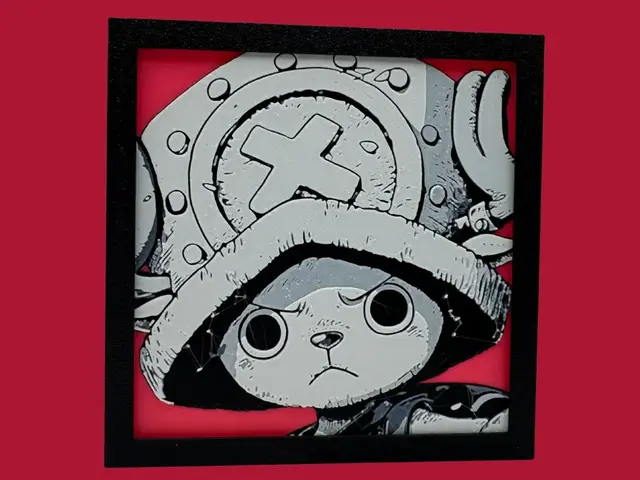 HueForge model: Tony Tony Chopper - One Piece - 4 Color Collection by Canadian Gamer