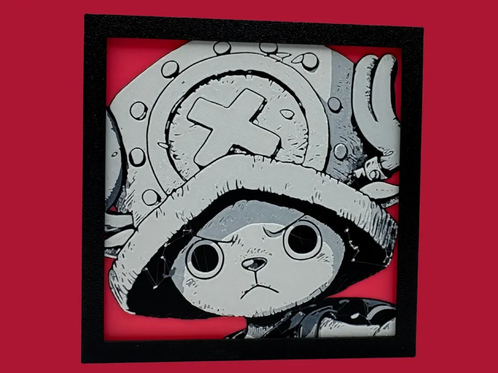 Tony Tony Chopper - One Piece - 4 Color Collection by Canadian Gamer HueForge model: Tony Tony Chopper - One Piece - 4 Color Collection by Canadian Gamer