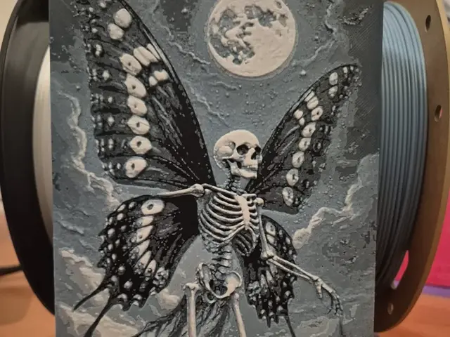HueForge model: skullfly hueforge by Buntsta