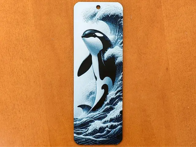HueForge model: Orca - Killer Whale Bookmark - Hueforge by Sarge