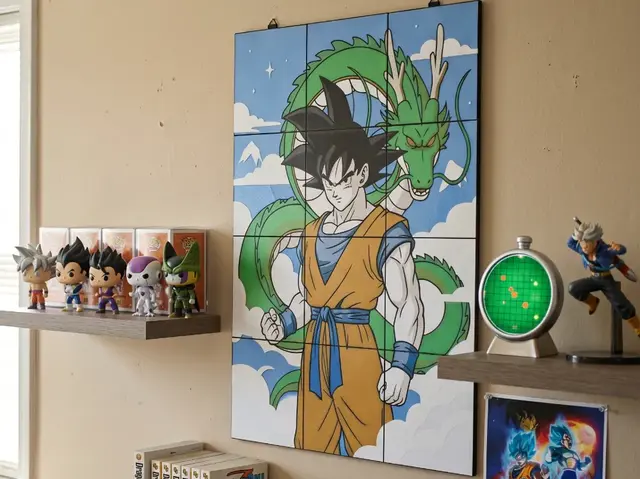 HueForge model: Goku and Shenron XL - HueForge by keko