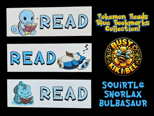 HueForge model: Pokemon Reads Bookmarks - Blue Collection by BusyKikiBee
