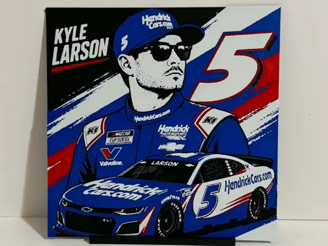 HueForge model: Kyle Larson Hueforge by Magnolia Crafts