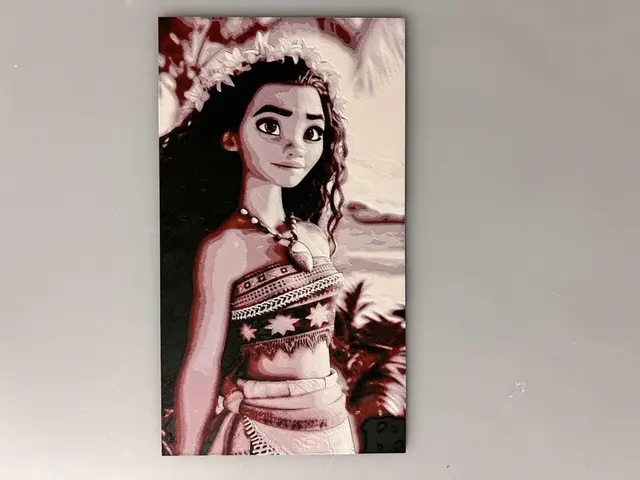 HueForge model: Moana by 3djd