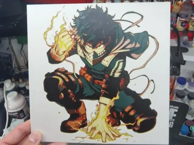 HueForge model: My Hero Academia Hueforge - Izuku Midoriya by Dakiren